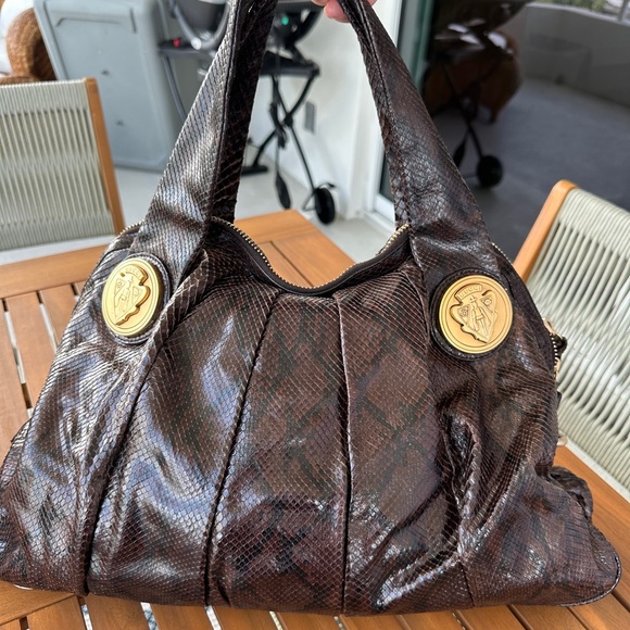 Authentic Python Skin Gucci Tote Handbag - Picture 2 of 7